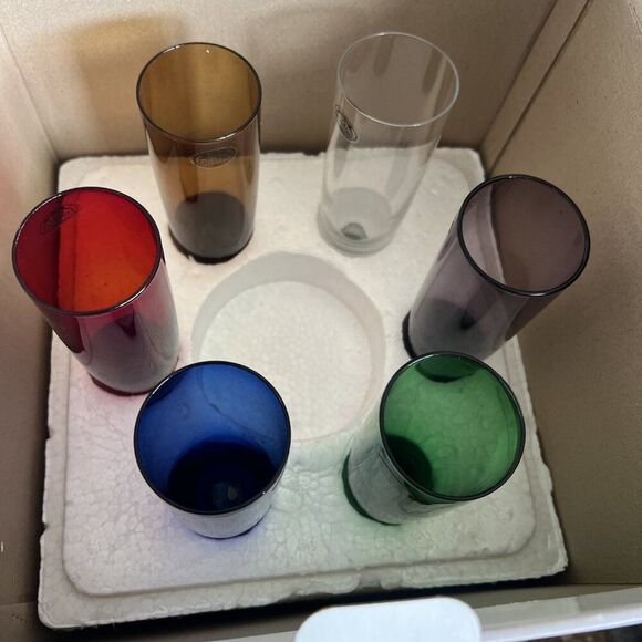 CHATEAU ORLEANS  CHAMPAGNE FLUTES  SET OF 6  17 1/4"  AND ICE BOUL CHILLER   NEW - Picture 6 of 8